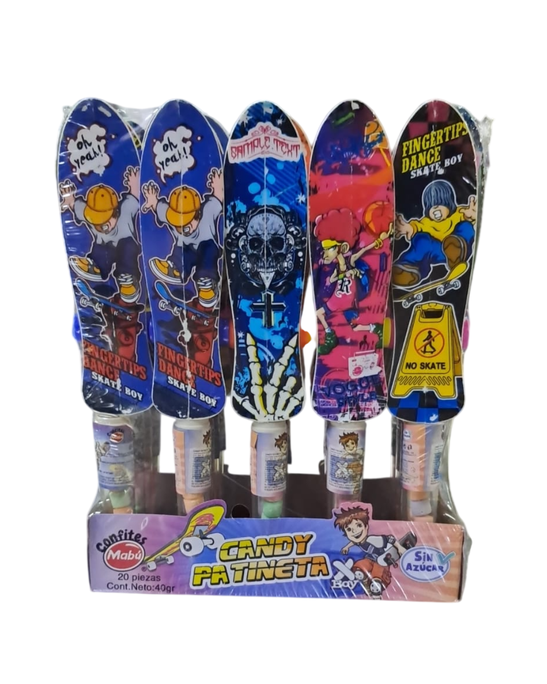 CANDY PATINETA MABU X 20UN.