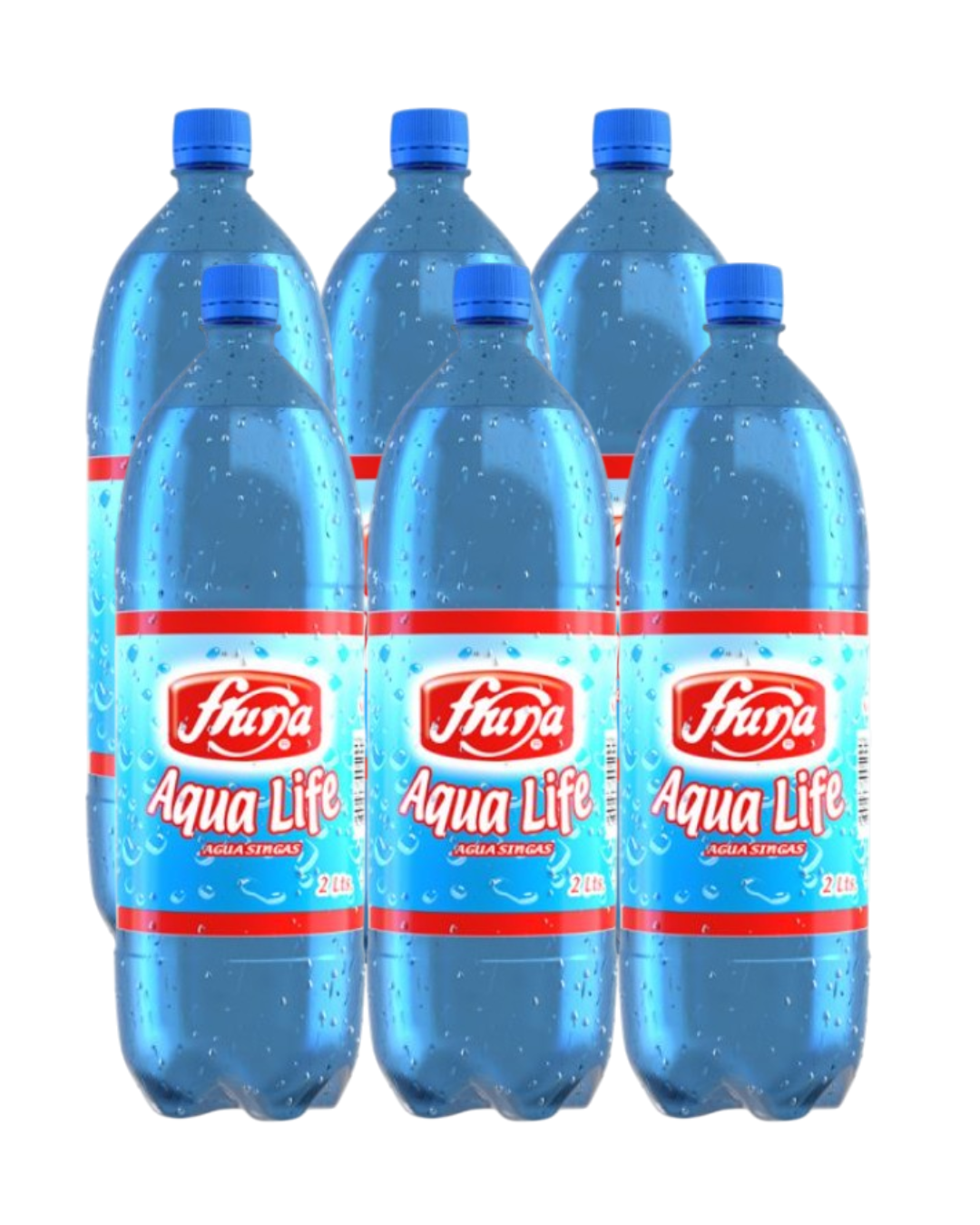 AGUA LIFE FRUNA C/GAS PACK X 6 UN.