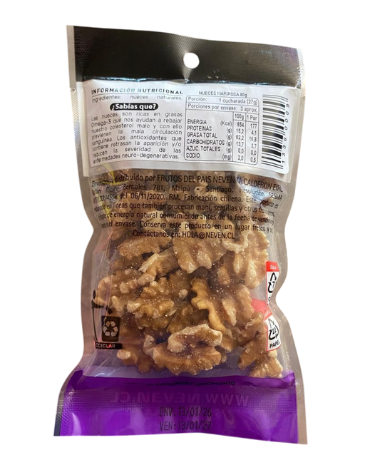NUECES MARIPOSA NEVEN 80 GR.