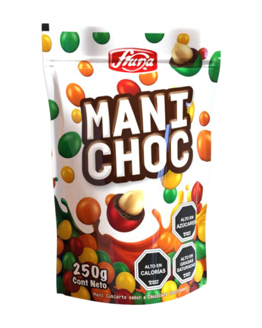 MANI CHOC COLOR DOYPACK FRUNA 250GR.