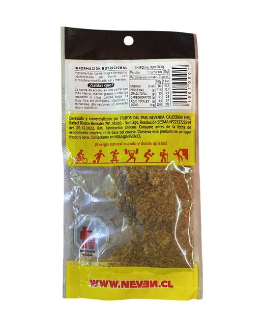 CHARQUI EQUINO AL MERKEN NEVEN 30 GR.