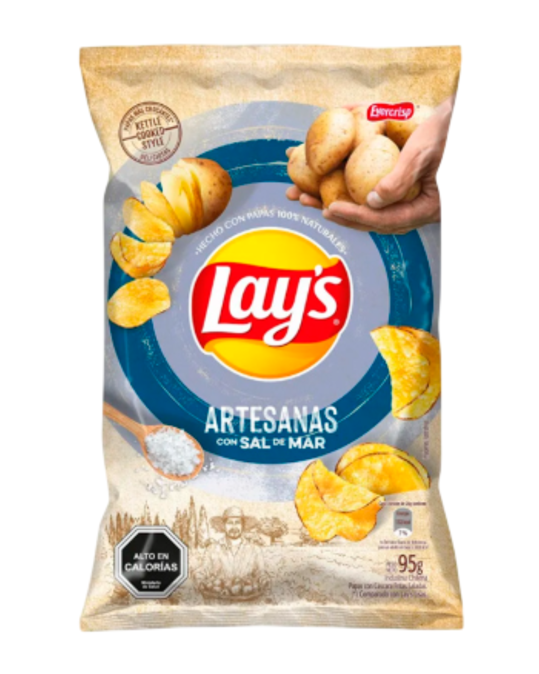 PAPA LAYS CON SAL DE MAR 270GR.