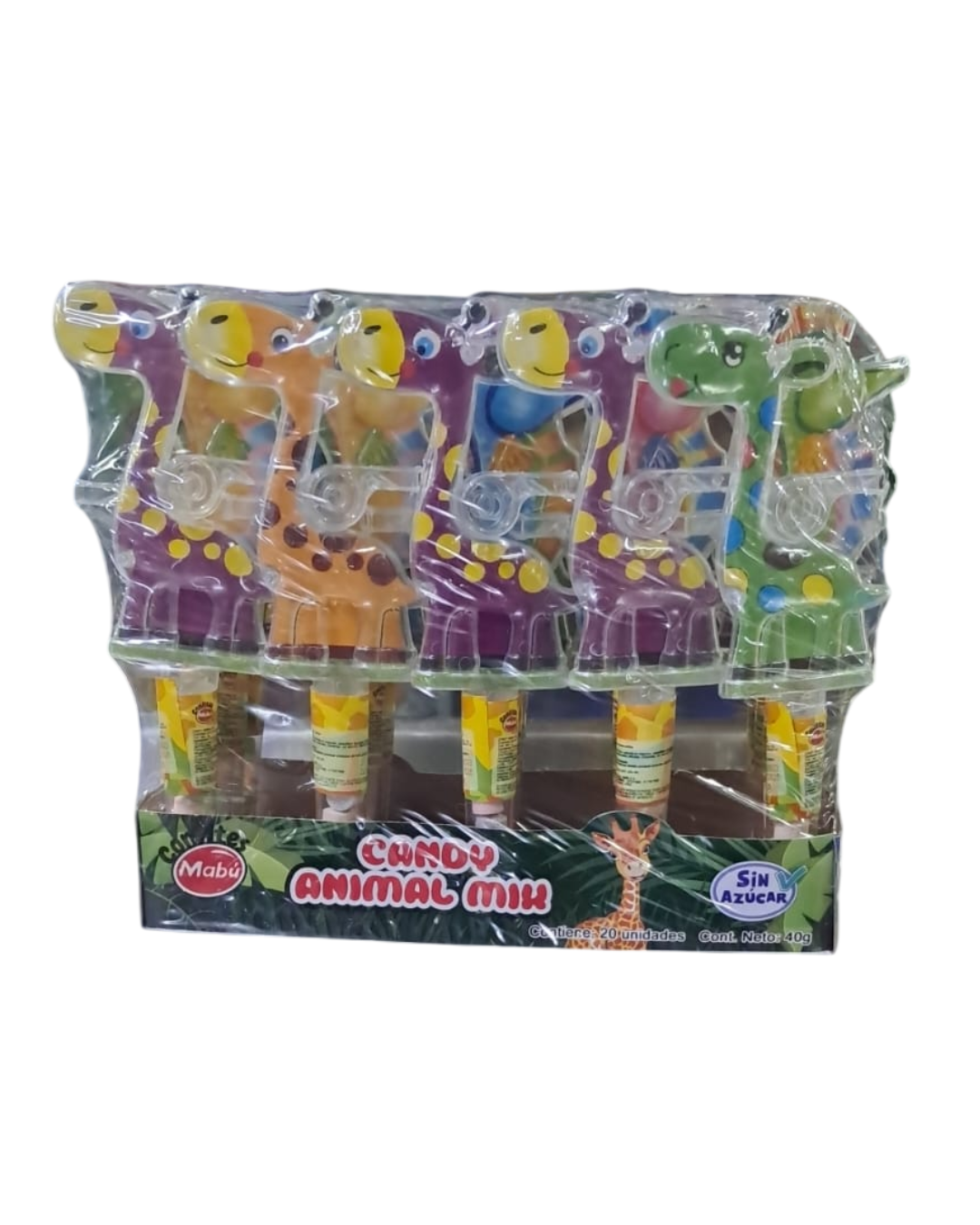 CANDY ANIMAL MIX MABU X 20UN.