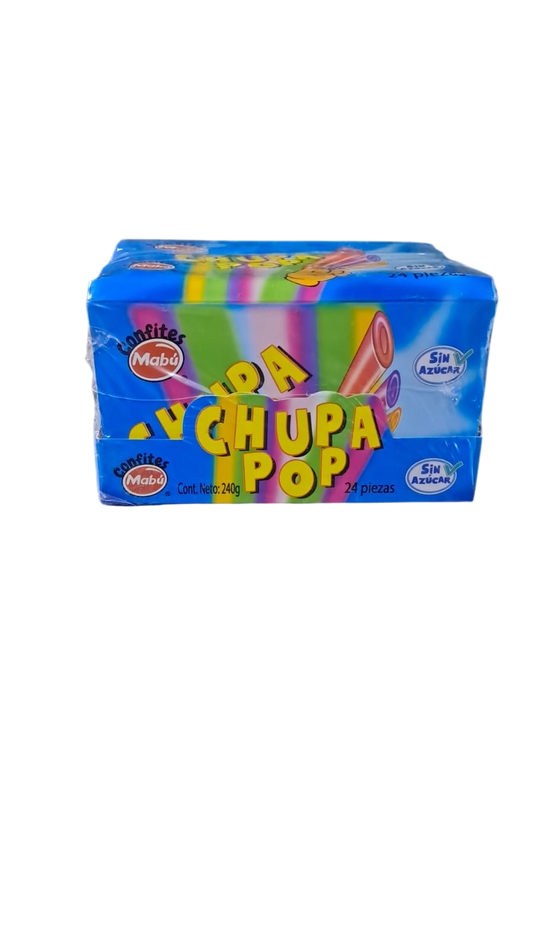 CHUPA POP MABU X 24UN. 3 SABORES.