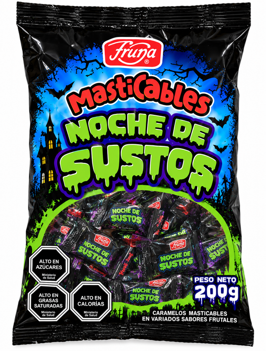MASTICABLE NOCHE DE BRUJAS FRUNA 200 GR.