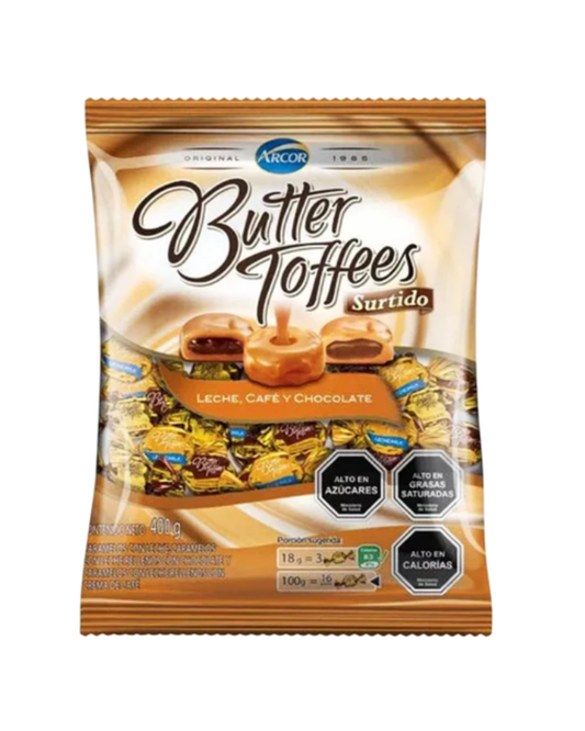 CARAMELO BUTTER TOFFEE SURTIDO ARCOR 400GR