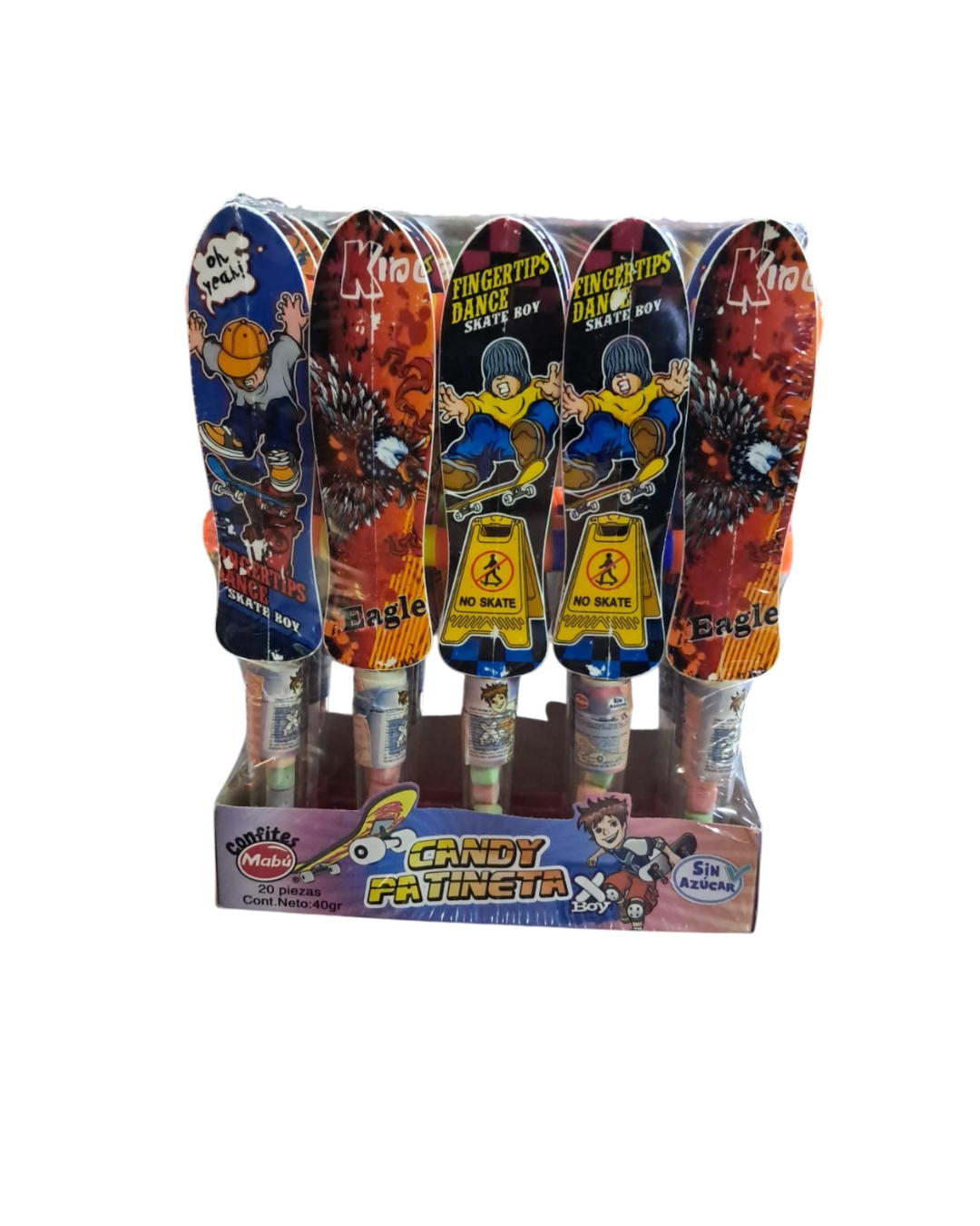 CANDY PATINETA MABU X 20UN.
