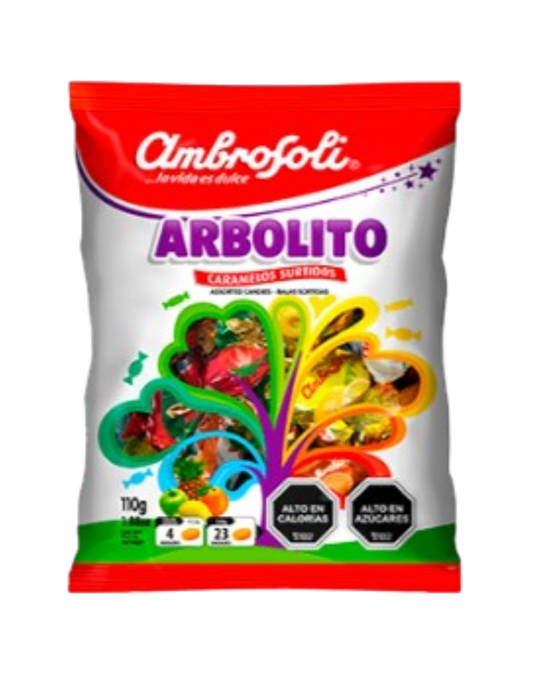 CARAMELO ARBOLITO AMBROSOLI X 100UN.