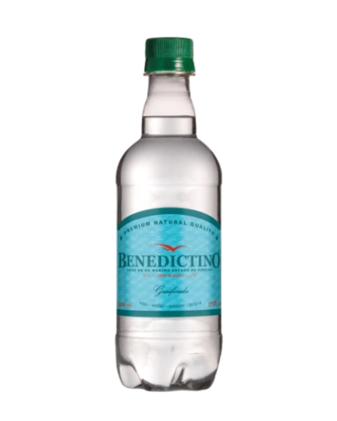 AGUA BENEDICTINO 500 ML. PACK X 12UN. C/S GAS.
