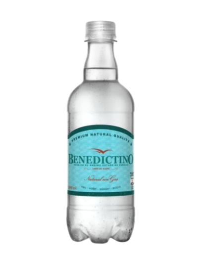 AGUA BENEDICTINO 500 ML. PACK X 12UN. C/S GAS.