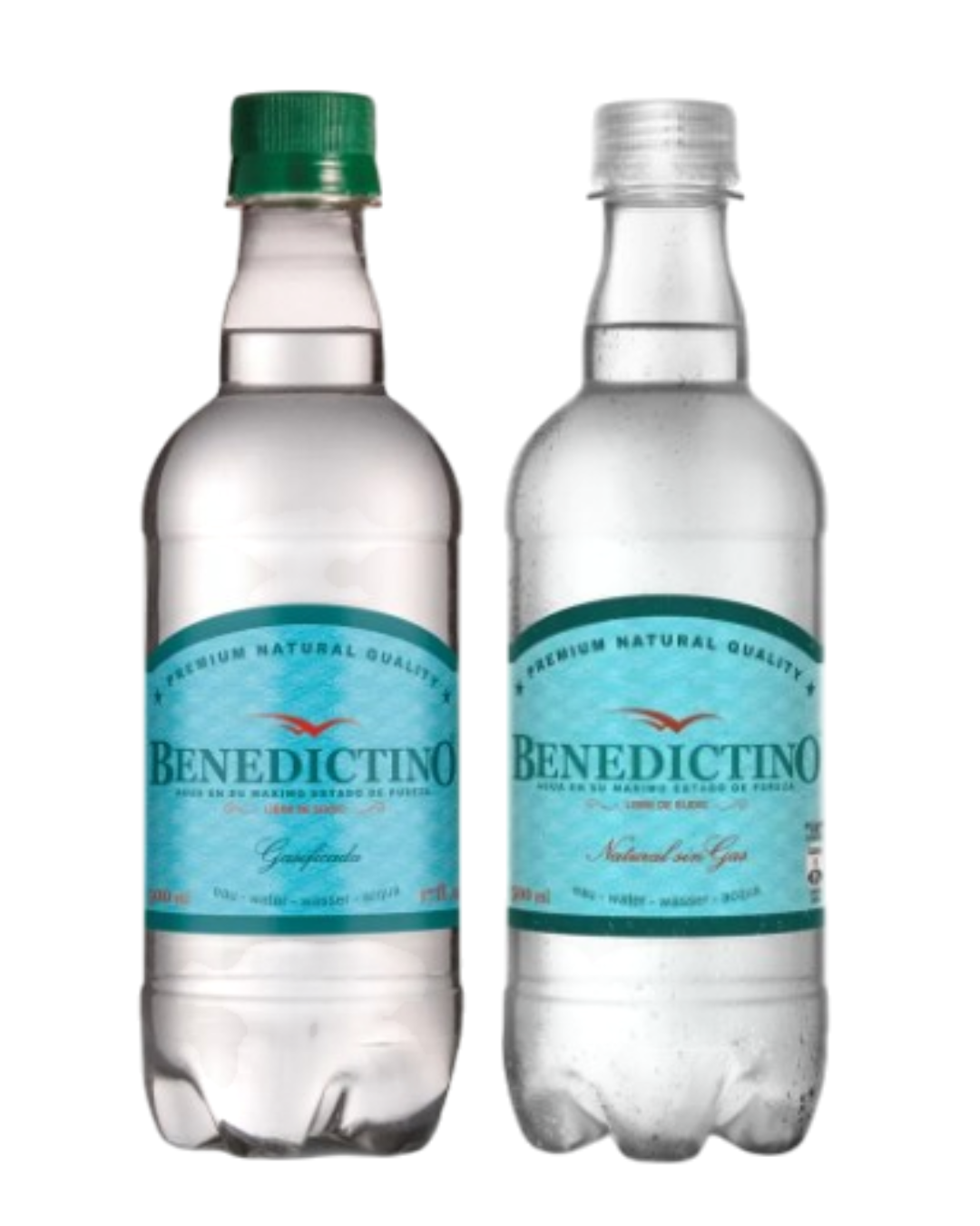 AGUA BENEDICTINO 500 ML. PACK X 12UN. C/S GAS.