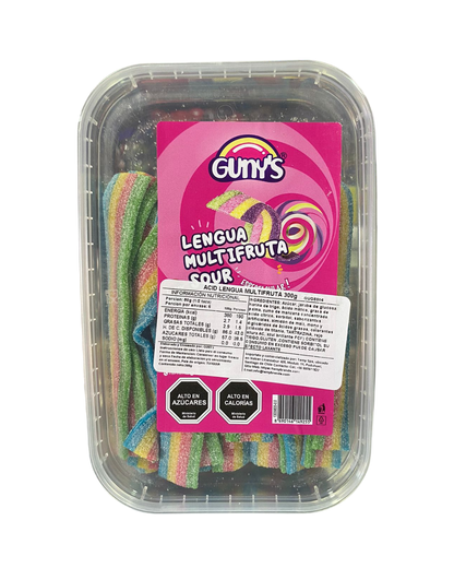 GUNYS LENGUA MULTIFRUTAL SOUR 300 GR