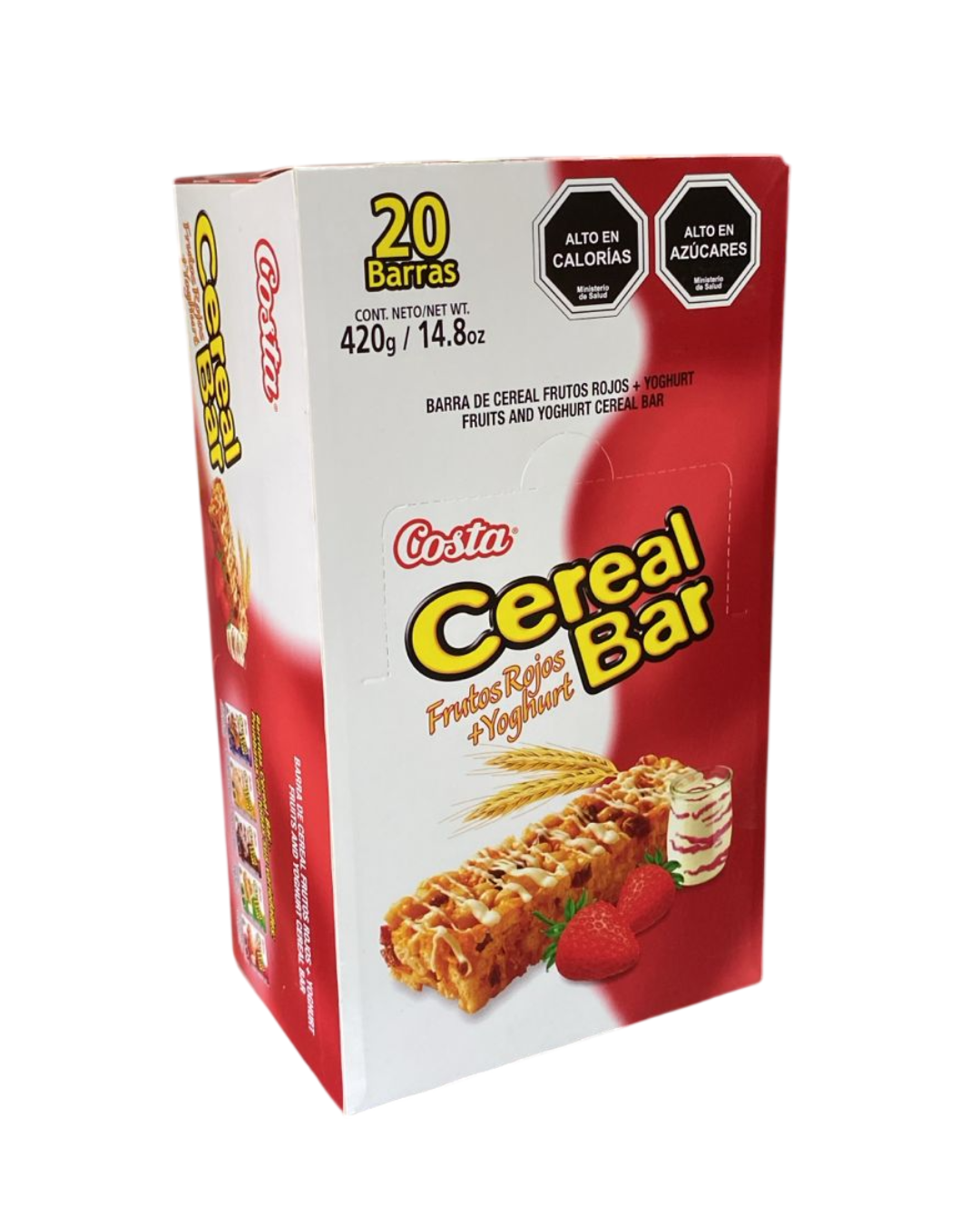 CEREAL BAR COSTA X 20UN. SABORES.