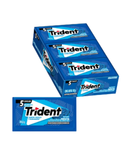 TRIDENT CHICLE X 18 UN. SABORES.