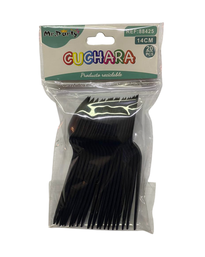 CUCHARA PLASTICA 14CM X 20UN.