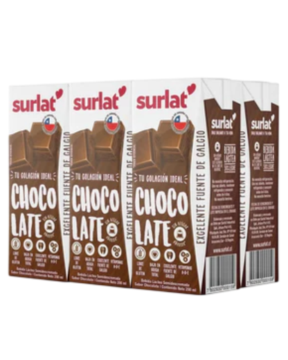 LECHE SURLAT PACK X 6UN. SABORES.