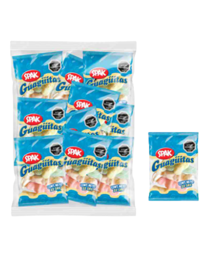 GUAGUITAS SPAK X 10UN DE 22GR.
