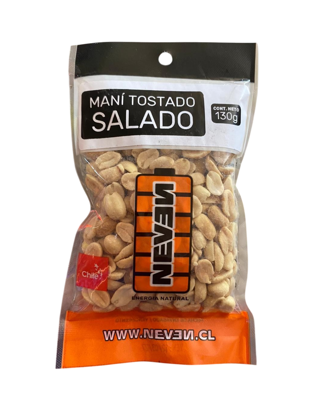 MANI TOSTADO SALADO NEVEN 130 GR.