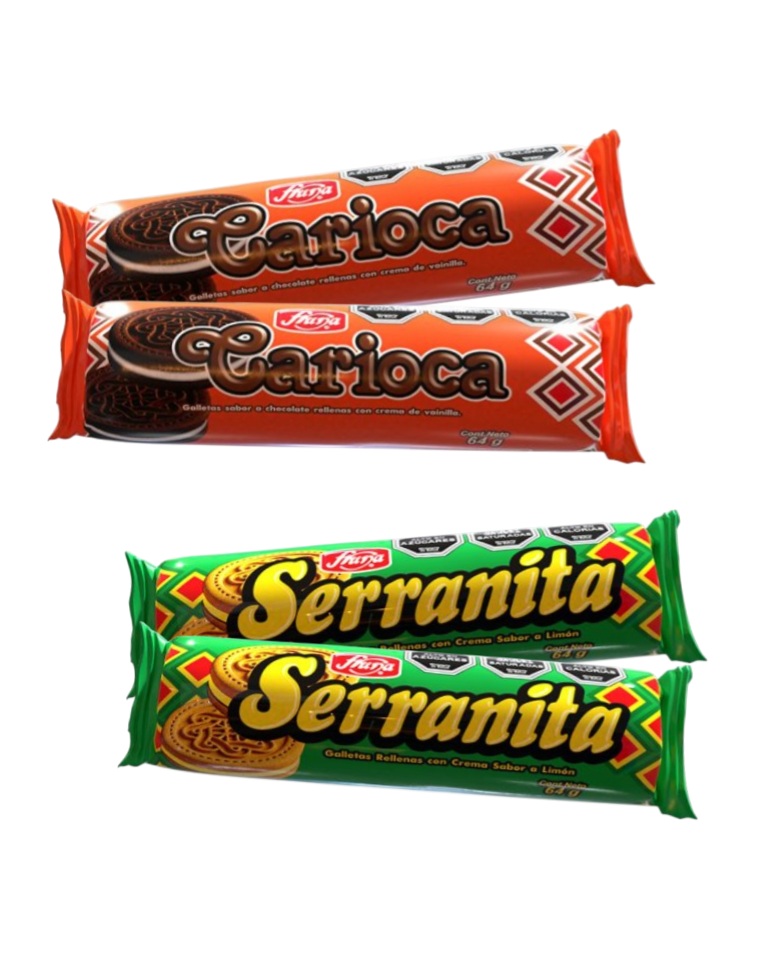 CARIOCA ROLLO FRUNA / SERRANITA ROLLO FRUNA X 10UN.
