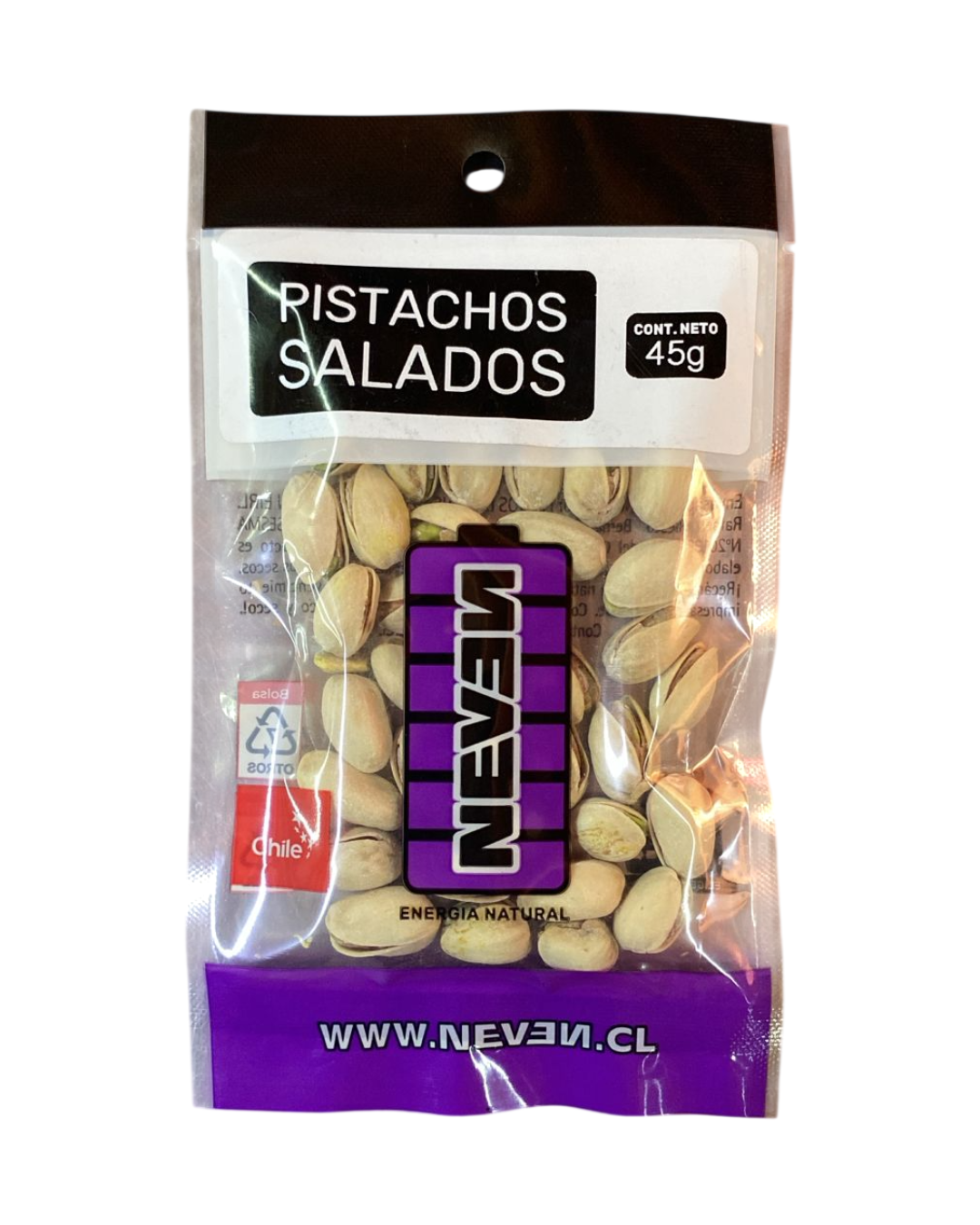 PISTACHOS SALADOS NEVEN 45 GR.