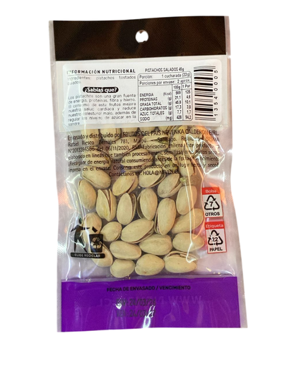 PISTACHOS SALADOS NEVEN 45 GR.