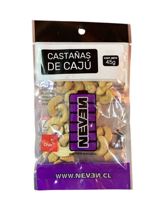 CASTAÑAS DE CAJU NEVEN 45GR.