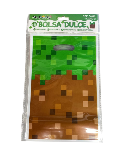 BOLSA DE DULCE MINECRAFT X 10UN.