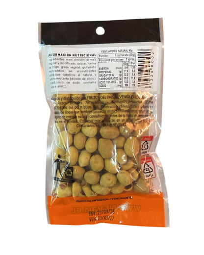 MANI JAPONES NATURAL NEVEN 90 GR.