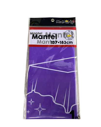MANTEL LISO 1P. 137 X 183 CM. COLORES.