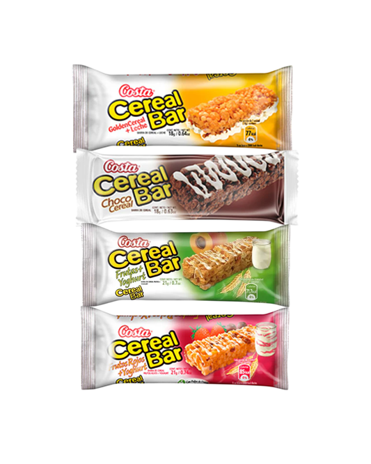 CEREAL BAR COSTA X 20UN. SABORES.