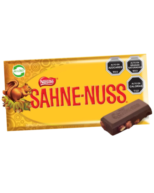 CHOCOLATE SAHNE NUSS 250GR. NESTLE