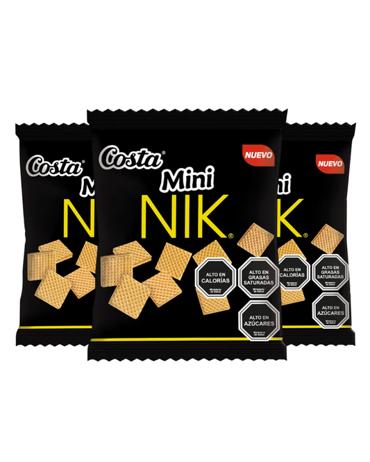 GALLETA MINI NIK COSTA X 10 UN.
