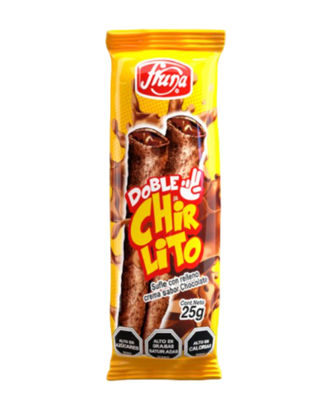 DOBLE CHIRLITO CHOCOLATE FRUNA X 40UN.