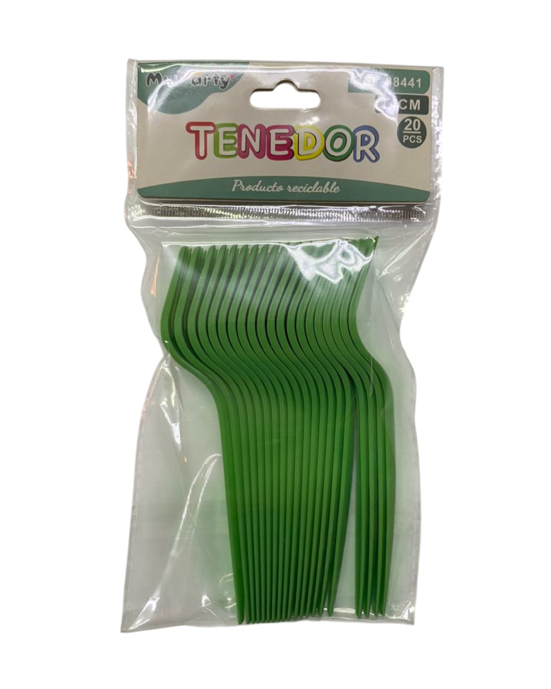 TENEDOR PLASTICO 14CM X 20UN.