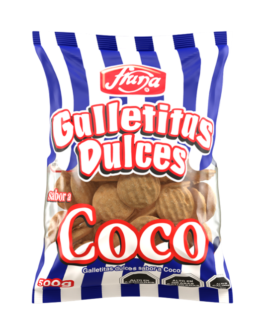 GALLETAS JL FRUNA COCO 500 GR.