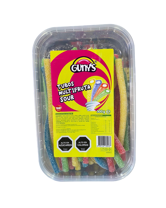 GUNYS TUBOS MULTIFRUTA SOUR 300GR.