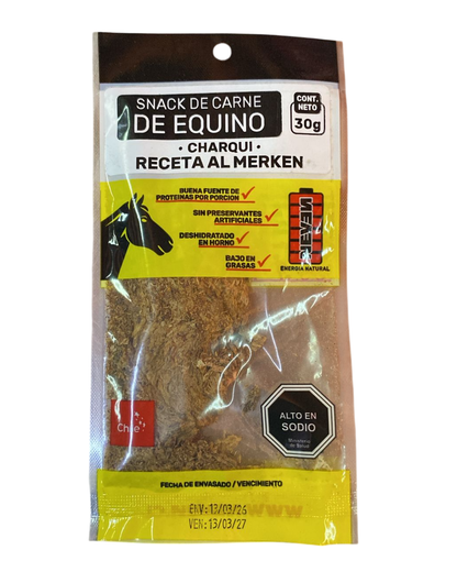 CHARQUI EQUINO AL MERKEN NEVEN 30 GR.