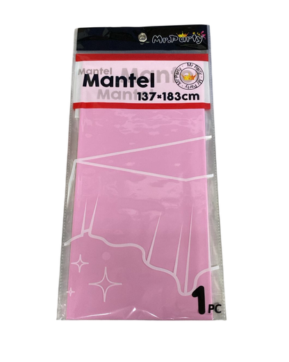 MANTEL LISO 1P. 137 X 183 CM. COLORES.
