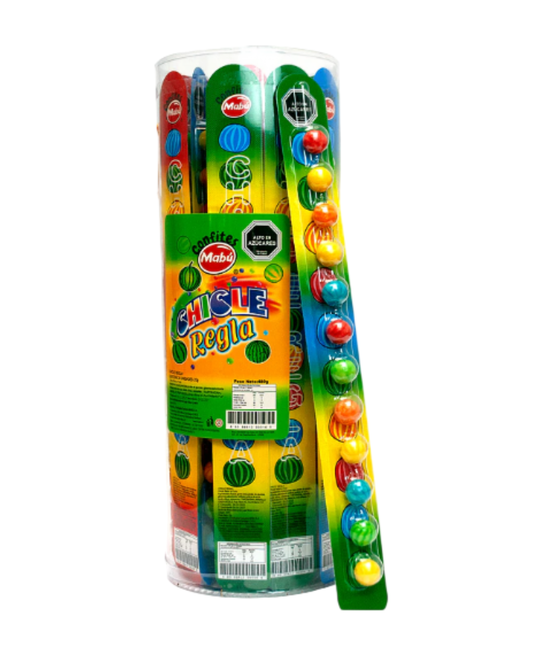 CHICLE REGLA MABU X 24UN.