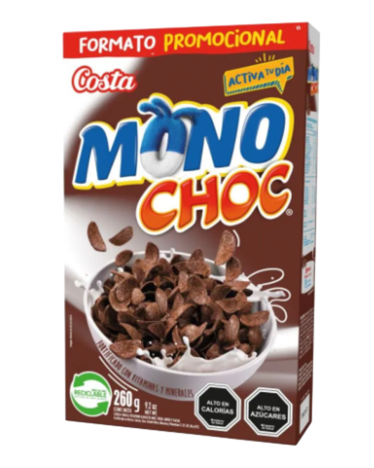 CEREAL MONO CHOC 260GR.