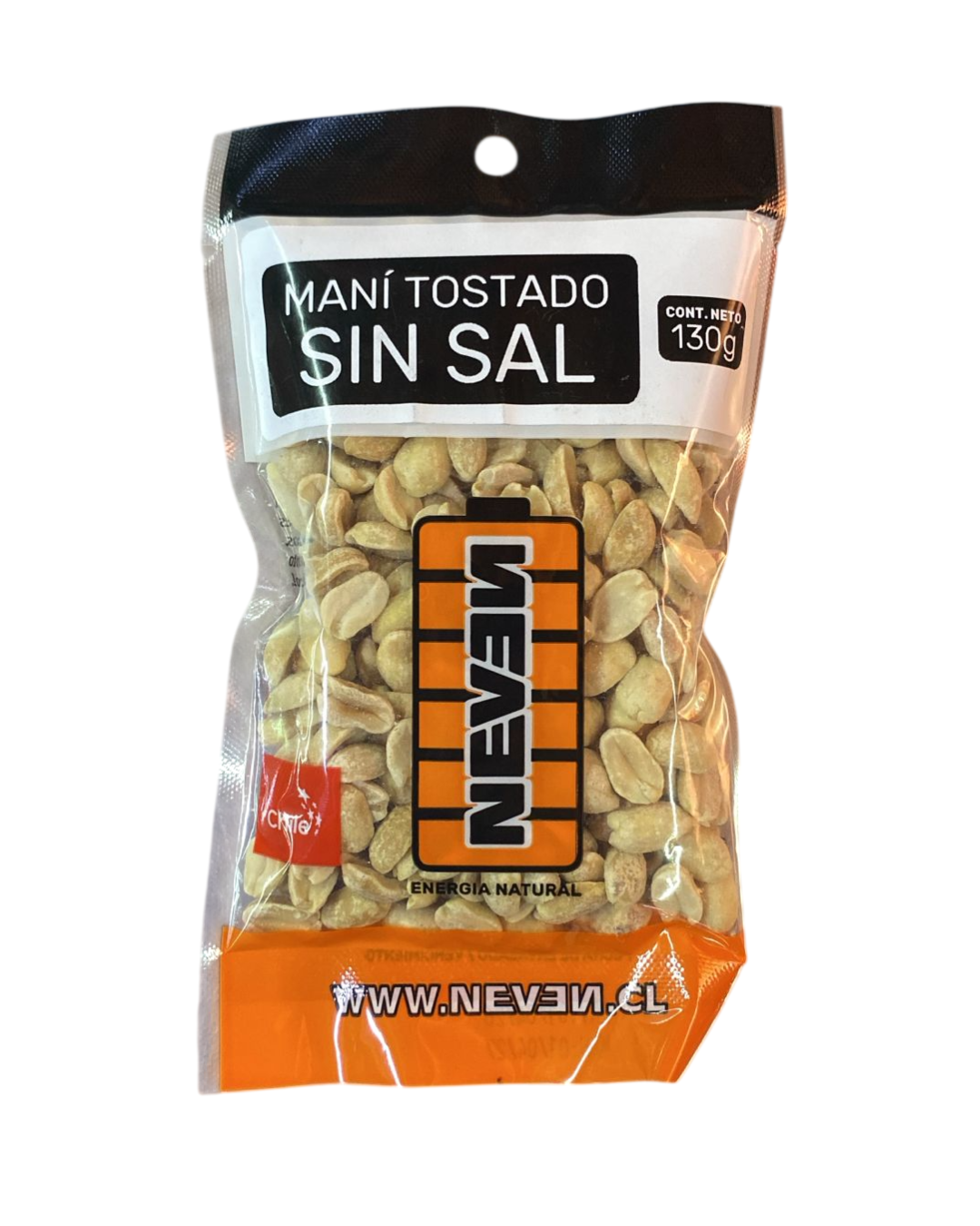 MANI TOSTADO SIN SAL NEVEN 130 GR.
