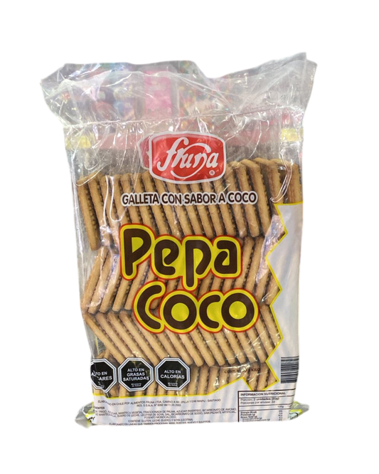 GALLETA PEPA COCO FRUNA 1 KG.