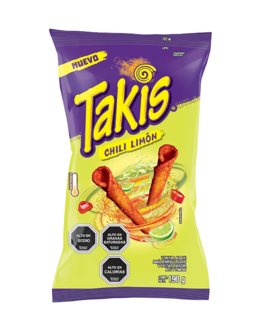 TAKIS CHILI LIMON 190 GR.