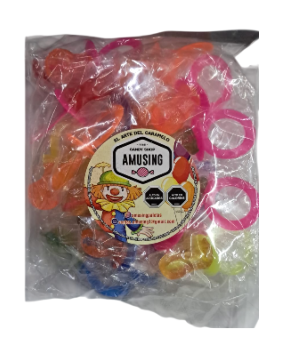 CHUPETES CARAMELO AMUSING X 20 UN.