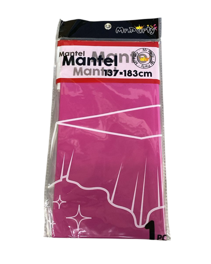 MANTEL LISO 1P. 137 X 183 CM. COLORES.