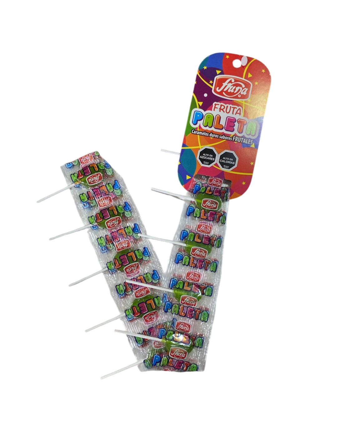 PALETA FRUNA DE TIRA X 10UN. SABORES.