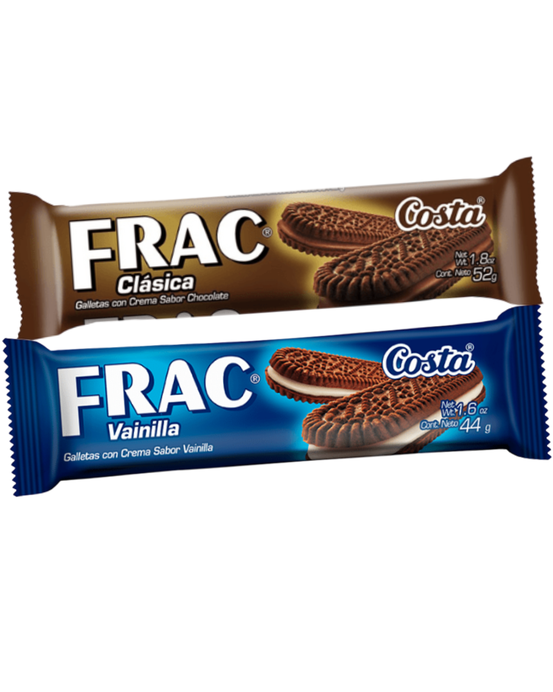 GALLETA MINI FRAC COSTA X 10UN. SABORES.