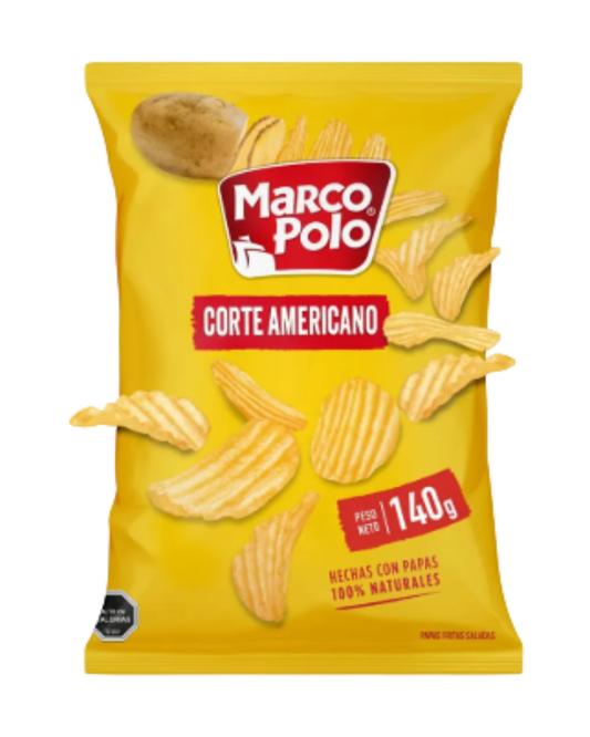 PAPAS CORTE AMERICANO MARCO POLO 140GR.