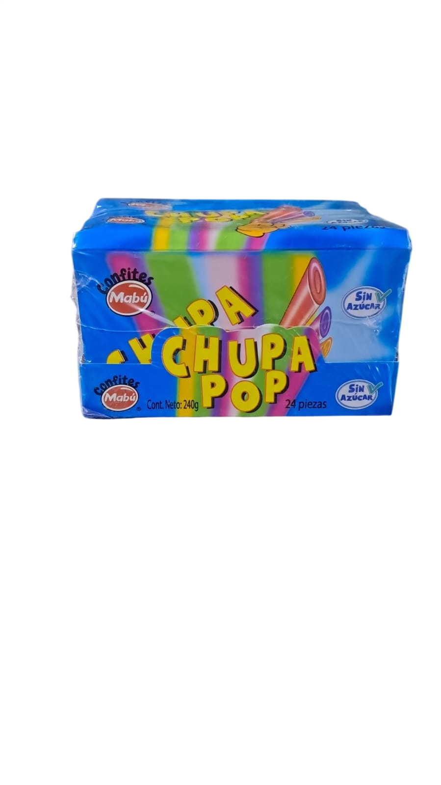 CHUPA POP MABU X 24UN. 3 SABORES.